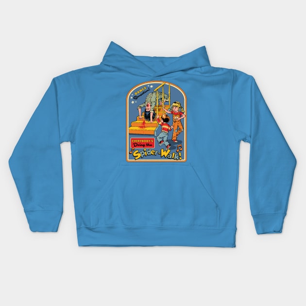 Everybody's Doing The Spider-Walk Kids Hoodie by Steven Rhodes